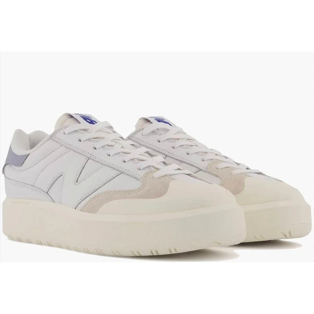 New Balance White Sea Salt Platform Sneakers CT302OA Womens 7.5